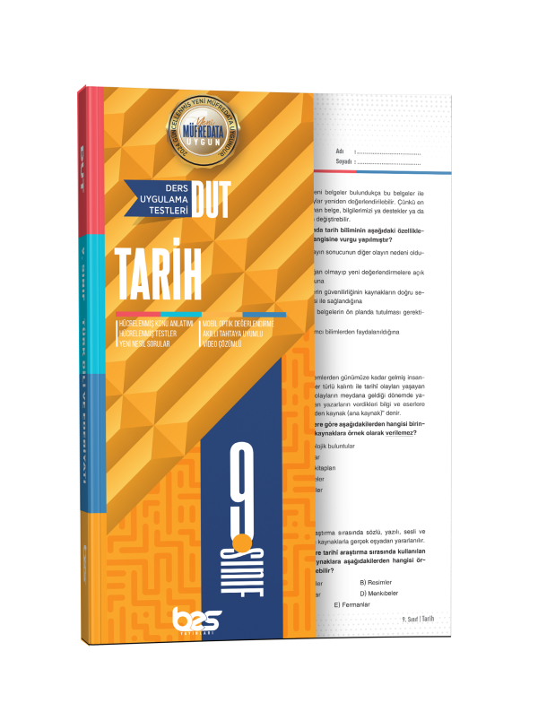 BES DUT 09.SINIF UYGULAMA TESTİ TARİH - 2026-27